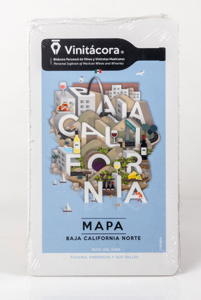 Map of Baja California Wineries - 3rd Edition 2019